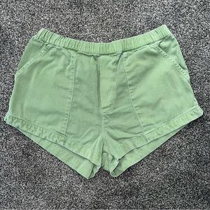 Billabong Light Green High-Waist Elastic Short